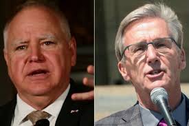 Gov. Tim Walz, GOP challenger Scott Jensen spar in first and only TV debate 