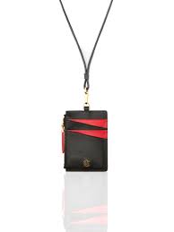 We have some holiday designs available that we know you'll love! W Bicolour Card Holder With Lanyard And Zip