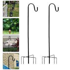 Gardener's supply is america's number one resource for gardening. 2pcs Shepherd Hooks Plant Hook Garden Stake Outdoor Plant Stand Hanger Black Walmart Canada