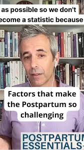 Why is postpartum so challenging and so tough? , 🔻many mothers are  birthing older and already tired