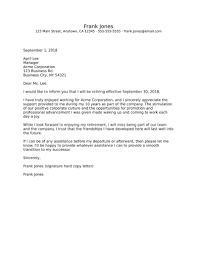 Free 5 Retirement Resignation Letters In Pdf Ms Word