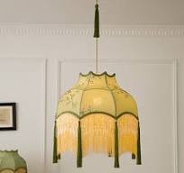 Traditional Chinese Embroidery Fabric Brass 1 - Light Pendant Light For  Living Room