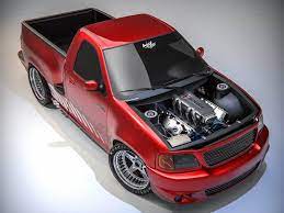 Plus, two motors powering the front and rear wheels means almost instant torque for this electric truck. Custom Ford F 150 Lightning Renderings Add A Little Beef To The Mix