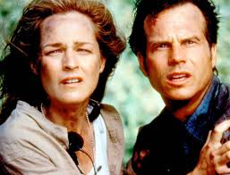 Helen Hunt & Bill Paxton in TWISTER, back in THEATRES! Hunt & Paxton play  daring storm chasers with a stormy relationship (pardon the pun) in the  ORIGINAL 1996 blockbuster that put audiences