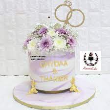 كيكة ملكة الف مبروووك لكل العرايس alanoudcakeriyadh facebook