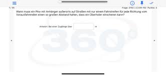 Wann müssen sie einen so großen abstand einhalten, dass ein überholendes fahrzeug einscheren kann? Theorieprufung Ankreuzaufgaben Oder Zahlenfragen Auto Und Motorrad Fahrschule Theorie