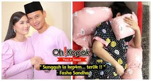 The pair have a son together named, putra rayqal ramli rizal. Sungguh La Kep4m Ter0k Fasha Sandha Oh Kopak
