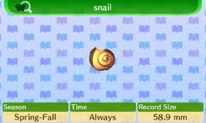 We did not find results for: Snail Animal Crossing New Leaf For 3ds Wiki Guide Ign