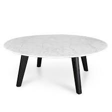 The nuevo catrine rectangular coffee table is a clean and modern addition to your living room setup. Hunter 100cm Round Marble Coffee Table With Black Legs Interior Secrets