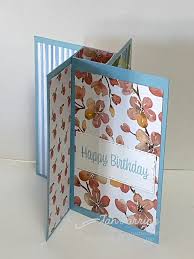 I've made 3 sizes and they all fold flat. June Club Project Pinwheel Tower Card Jan S Stamping Creations