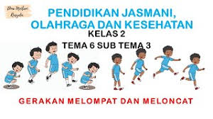 Jangan mengunci lutut agar tidak cedera. Pjok Kelas 2 Tema 6 Subtema 3 Gerakan Melompat Dan Gerakan Meloncat Youtube