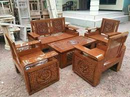Kayu jati memiliki kerapatan yang sangat tinggi dan tahan air sehingga tidak mudah membusuk atau keropos. Kursi Tamu Koper Bola Kayu Jati Model Minimalis Mebel 533480051
