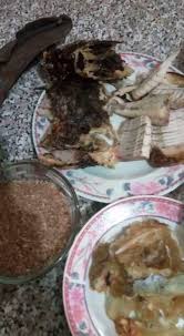 After about 7 minutes, add the palm oil mix and scoop small lumps of the garri dough into the pot and continue cooking. Nigeria Soups Festival White Soup Ingredients Facebook