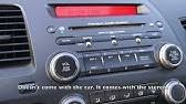 I just bought a used 2012 honda civic with no radio code visible. Radio Reset 2006 2011 1 8l Honda Civic Youtube