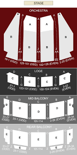 Ohio Theater Columbus Oh Seating Chart Stage