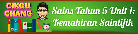 Berikut ialah video yang bertajuk kemahiran saintifik dalam subjek sains tahun 6. Chang Tun Kuet Unit 1 Kemahiran Saintifik
