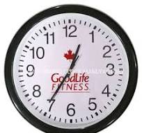 Custom Logo Big Size Plastic Wall Clock
