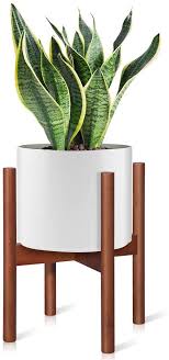 Metal tall plant stand indoor/outdoor,iron flower pot holder small plant pot pot. Amazon Com Homemaxs Plant Stands Indoor Mid Century Plant Holder Indoor Display Stand Unique Adjustable Feet Design 10 Inch Modern Tall Plant Stand Bamboo Plant Display Rack Brown Garden Outdoor