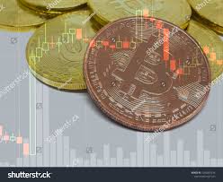 Bitcoin Exchange Chart Bitcoin Crypto Exchange Stock Photo