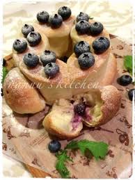 ブルーベリーチーズケーキのようなモンキーブレッド レシピ 作り方 by nannu s kitchen 楽天レシピ レシピ ブルーベリーチーズケーキ 食べ物のアイデア レシピ