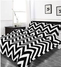 Black And White Duvet Cover Uk King Size Duvet Quilt Cover Bedding Set Zig Zag Black White Striped Amazon Co Uk Kitchen Home Quilted Duvet Chevron Bedding Modern Bed Set