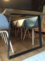 pied de table en acier acier anthropologischesesszimmer esstischeausholzduzenle esszimmerschranke esszimmermantel tabl tisch diy mobel einfach tischbeine