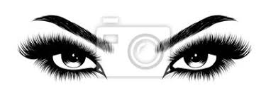 Custom printing that kicks ass. Le Maquillage Sexy Dune Femme Dessinee A La Main Avec Des Sourcils Autocollants Murales Enfilage Fouette Soulevees Myloview Fr