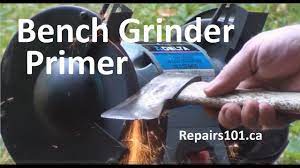 Let us explain how to use it: Bench Grinder Primer Tips Tricks Axe Hatchet Head Restoration Youtube