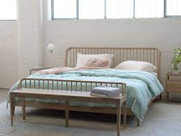 Ethnicraft Oak Spindle Queen Bed Curious Grace Spindle Bed Ethnicraft Bedroom Interior