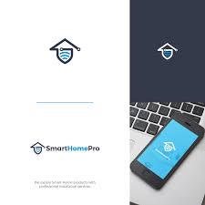 Modern logo for home products. Serious Modern Technology Equipment Logo Design For Smart Home Pro Or Smart Home Professional With Icons Described In The Description By Johnm Design 20066678