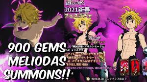 In order to ally himself with the goddess clan, he willingly abandoned his commandment during his betrayal of the demon clan. 900 Gems Assault Mode Meliodas Summons The God King Arrives Seven Deadly Sins Grand Cross Youtube