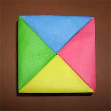 折り紙の箱の折り方 4枚でおしゃれでかわいい箱の作り方 セツの折り紙処 折り紙の箱 箱の作り方 折り紙