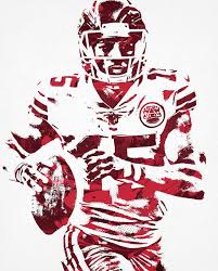 Patrick Mahomes Kansas City Chiefs Water Color Pixel Art 30 Art Print By Joe Hamilton Kansas City Chiefs Kansas City Nfl Nfl Kansas City Chiefs