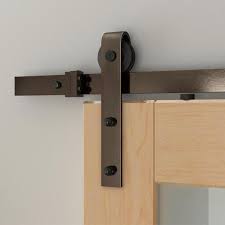 Barncraft hardware kits perfectly complement the barncraft collection of rolling barn doors. Soft Closed Hook Strap Oil Rubbed Bronze Rolling Barn Door Hardware Kit With 3 In Wheel Nt140009w07sc The Home Depot