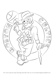 Nba coloring pages sheet boston celtics for kids to print christmas lebron approachingtheelephant from approachingtheelephant.com. Learn How To Draw Boston Celtics Logo Nba Step By Step Drawing Tutorials