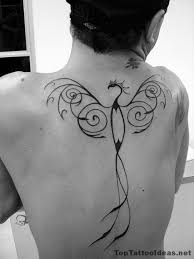 Phoenix Tattoo On Back Idea Top Tattoo Ideas Anka Kusu Dovmeleri Dovme Kus Dovmeleri