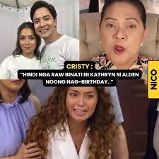 NICO - Kathryn Bernardo at Alden Richards, hindi na umano nagpa-pansinan? 😱  Ayon sa veteran columnist na si Cristy Fermin dedma na sa isa't-isa sina  Kathryn at Alden. 🥹 Aniya : “Sinasabi