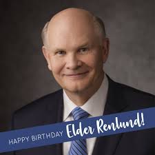Today is Elder Dale G. Renlund's birthday. We love and sustain you Elder  Renlund!