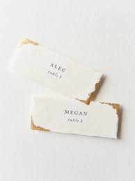 Gold Dipped Handmade Paper Name Tag Nametag Tags Etsy In 2020 Wedding Name Tags Diy Wedding Name Tags Name Tags