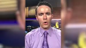 news anchor doing his makeup goes viral