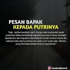 Pesan Bapak Kepada Putrinya Kutipan Quran Islamic Quotes Kata Kata Kutipan