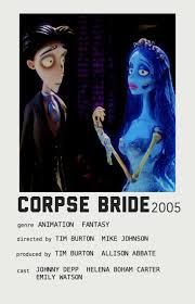 Corpse Bride Minimalist Poster 3 Film Posters Minimalist Iconic Movie Posters Alternative Movie Posters