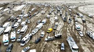 fire flooded. Burning Man 2023 ...