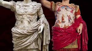 The True Colors Of Augustus Of Prima Porta Roman Art Roman Characters Color