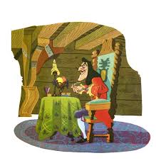 Eyvind Earle S Illustrations For The Little Golden Book Titled Peter Pan And Wendy Disney Concept Art Disney Images Walt Disney Pictures