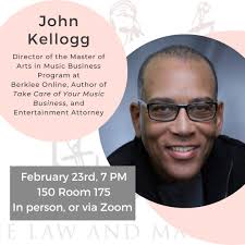 Learn about our speaker: John P. Kellogg, J.D., is Director of the Master  of Arts in Music Business Program at Berklee Online and former Assistant  Chair of the Music Business/Management department at