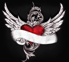 Winged Heart Tattoo Heart With Wings Tattoo Heart Tattoo Wings Tattoo