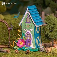 Download Dragonfly Fairy House Svg Dreaming Tree Fairy House Garden Ornaments Uk Glitter Houses