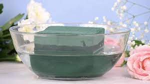 There is fresh floral foam which is usually green, it's ideal for fresh flowers. 3 Simple Ways To Use Floral Foam Wikihow