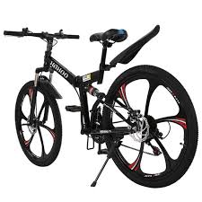 Vlra x7 land rover folding bike 26 inch 24speed mountain bike suspended disc brake bicycle (black red). New 26 Folding Mountain Bike Road 21 Speed Bicycle Full Suspension Mtb Bikes Ebg